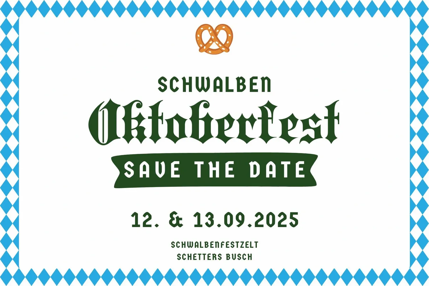 SAVE THE DATE: Oktoberfest am 12. & 13.09.