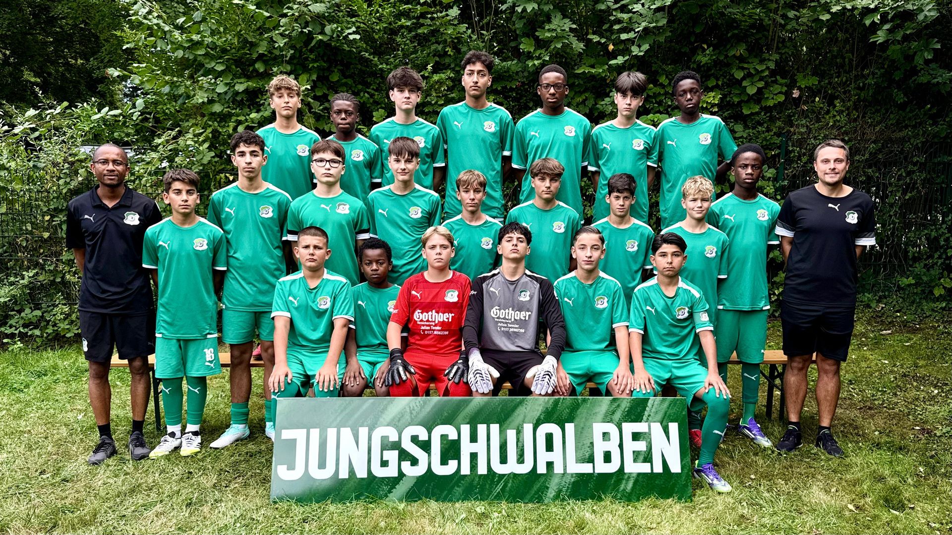 Mannschaftsfoto U14-Junioren