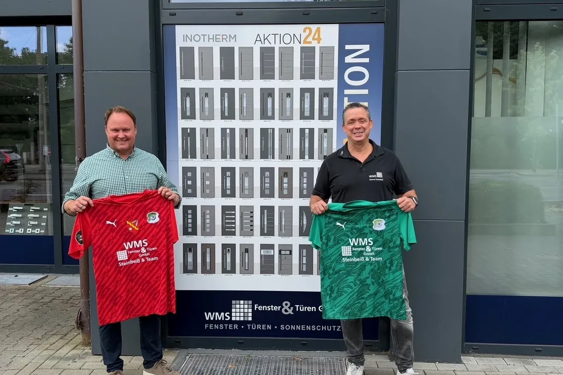 Foto zum Newsartikel WMS Fenster & Türen bleibt Hauptsponsor der Spielvereinigung