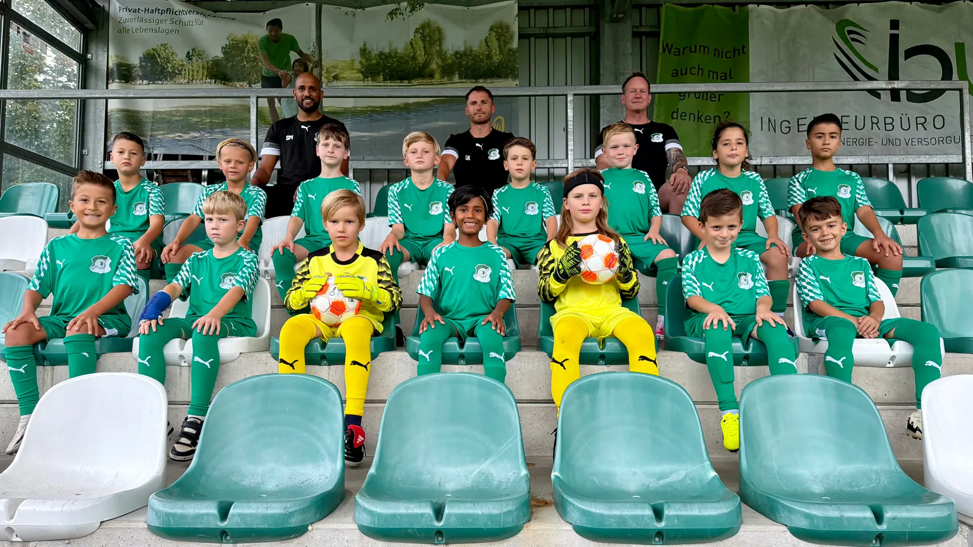 Mannschaftsfoto U9-Junioren I