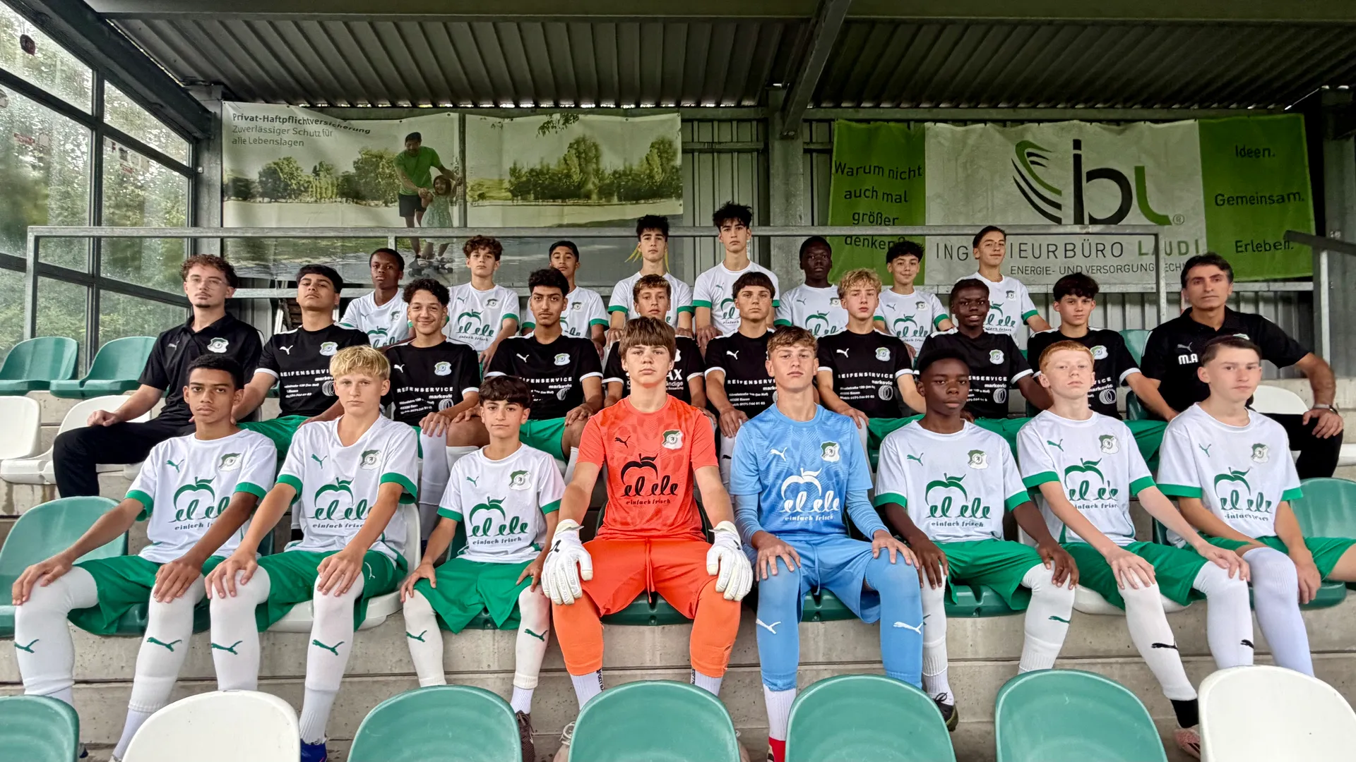 Mannschaftsfoto U15-Junioren