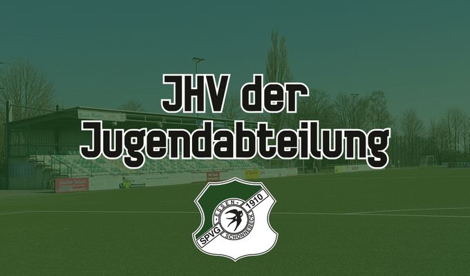 Einladung zur JHV der Jugendabteilung
