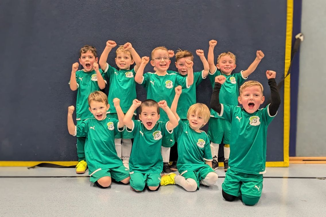 Foto zum Newsartikel Schonnebecker Fußball-Kindergarten absolvierte erstes Spiel
