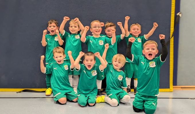 Schonnebecker Fußball-Kindergarten absolvierte erstes Spiel