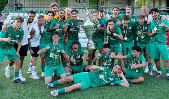 U19 gewinnt Kreispokal im Derby gegen ETB SW Essen