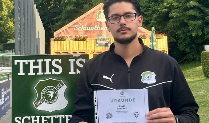 Trainerkompetenz wächst: C-Lizenz für Shadi Barakat